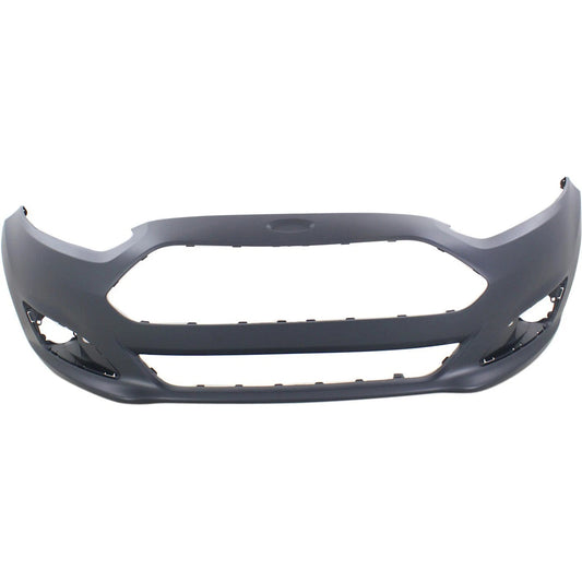 Primed Primed Front Bumper Cover D2BZ17757AB FO1000693 Replacement For Ford Fiesta 2014 2015 2016 2017 2018 2019 Sedan Hatchback With Fog Light Holes