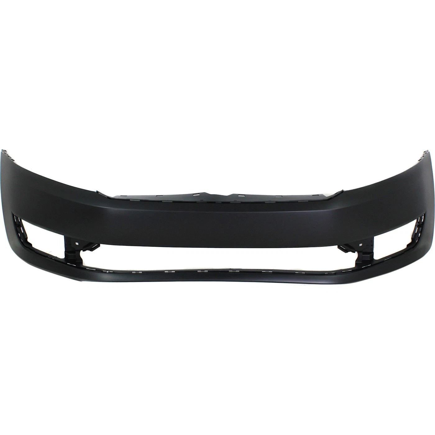 Primed Front Bumper Cover 561807217BGRU VW1000199 Replacement For Volkswagen Passat 2012 2013 2014 2015 with Fog Lamp Holes Primed