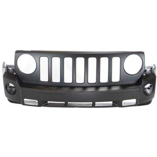 Primed Bumper Cover Fascia Front 68021303AB CH1000935 Replacement For Jeep Patriot 2007 2008 2009 2010 Primed