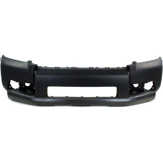 Primed Front Bumper Cover 5211935905 5211935908 TO1000366 Replacement For Toyota 4Runner 2010 2011 2012 2013 with Fog Lamp Holes Primed