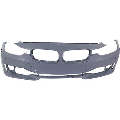 Primed Front Bumper Cover BM1000274 51117293088 Replacement For BMW 328i 2013 2014 2015 xDrive Primed