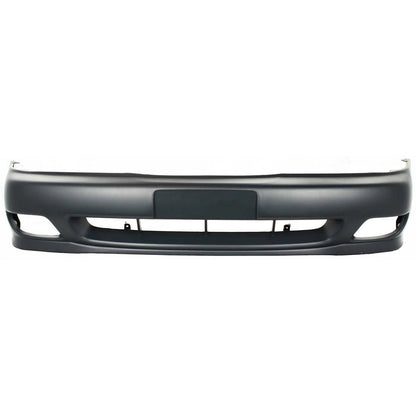 Primed Front Bumper Cover F20221M325 NI1000162 Replacement For Nissan Sentra 1998 Replacement For Nissan 200SX 1995 1996 1997 Primed with Fog Lamp Holes