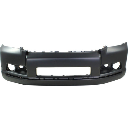 Primed Front Bumper Cover 5211935906 5211935909 TO1000364 Replacement For Toyota 4Runner 2010 2011 2012 2013 Limited Model With Chrome Trim Primed