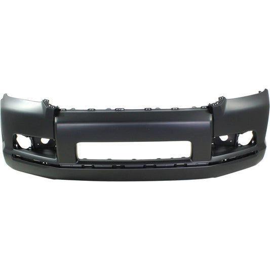 Primed Front Bumper Cover 5211935906 5211935909 TO1000364 Replacement For Toyota 4Runner 2010 2011 2012 2013 Limited Model With Chrome Trim Primed