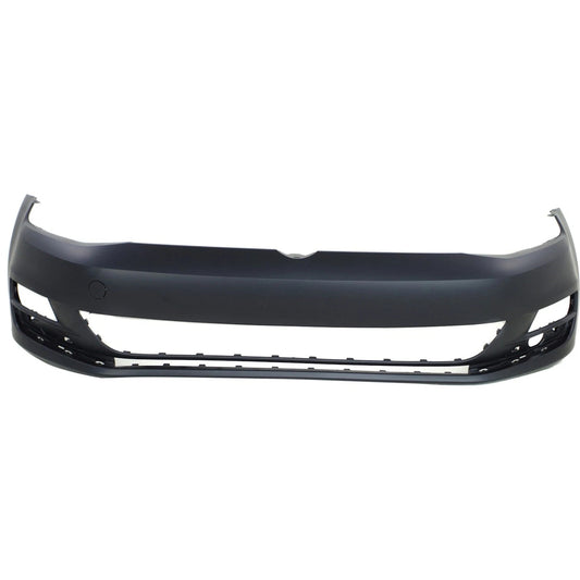 Primed Front Bumper Cover 5GM807217GRU VW1000208 Replacement For Volkswagen Golf 2015 2016 2017 Primed