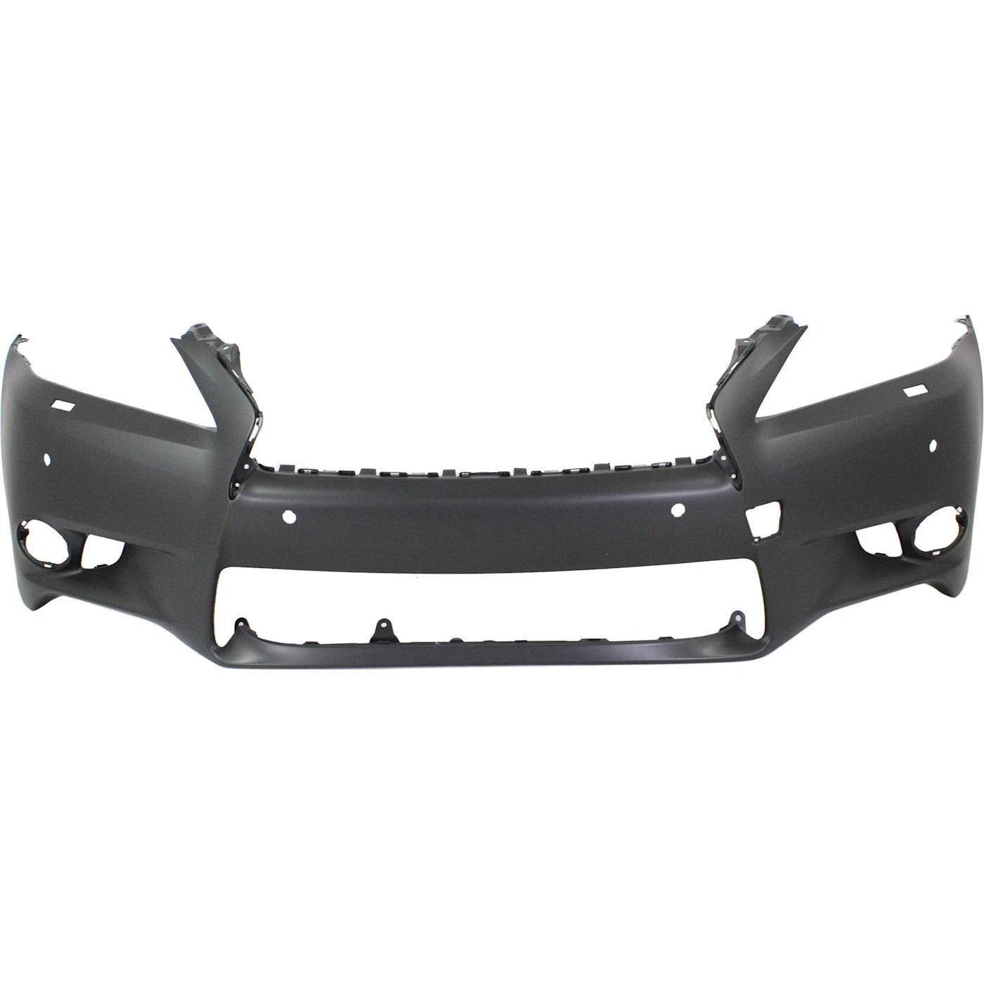 Primed Front Bumper Cover 521193A918 LX1000231 Replacement For Lexus GS350 GS450h 2013 with Fog Lamp Holes Primed