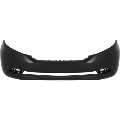 Primed Front Bumper Cover 04711TK8A91ZZ HO1000293 Replacement For Honda Odyssey 2011 2012 2013 2014 2015 2016 2017 Primed with Fog Lamp Holes