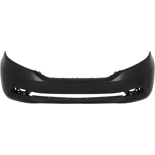 Primed Front Bumper Cover 04711TK8A91ZZ HO1000293 Replacement For Honda Odyssey 2011 2012 2013 2014 2015 2016 2017 Primed with Fog Lamp Holes