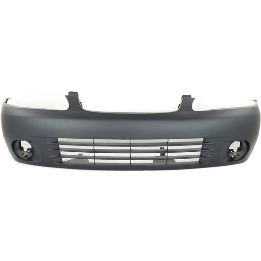 Primed Bumper Cover F20225M125 NI1000178 Replacement For Nissan Sentra 2000 2001 2002 2003 Primed Front