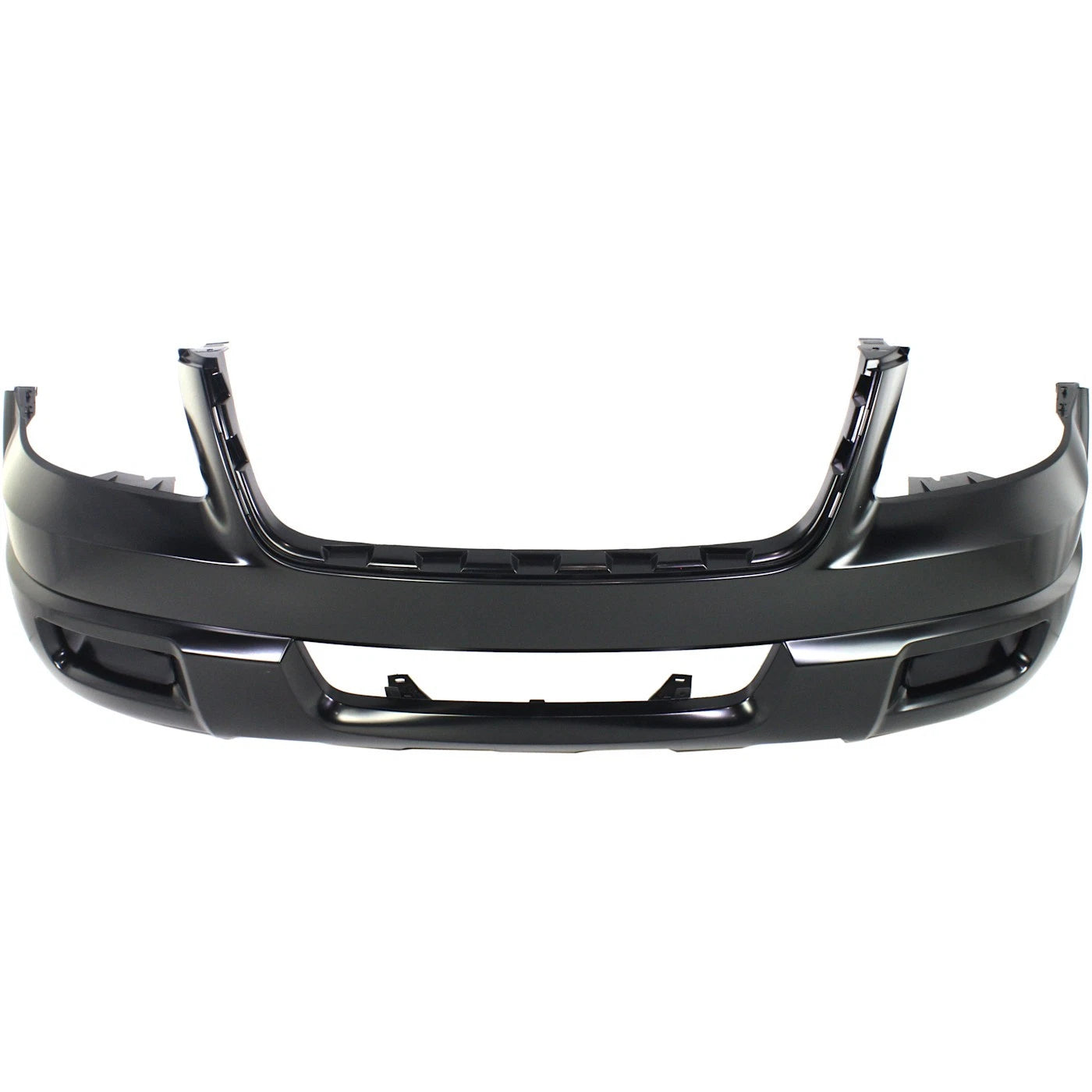Primed Front Bumper Cover 2L1Z17D957MPTM FO1000522 Replacement For Ford Expedition 2003 with Fog Lamp Holes Primed