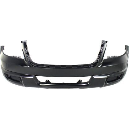 Primed Front Bumper Cover 2L1Z17D957MPTM FO1000522 Replacement For Ford Expedition 2003 with Fog Lamp Holes Primed