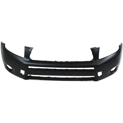 Primed Bumper Cover 5211942955 TO1000319 Replacement For Toyota RAV4 2006 2007 2008 Front Plastic Primed with Fog Light Holes