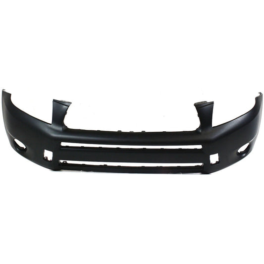Primed Bumper Cover 5211942955 TO1000319 Replacement For Toyota RAV4 2006 2007 2008 Front Plastic Primed with Fog Light Holes