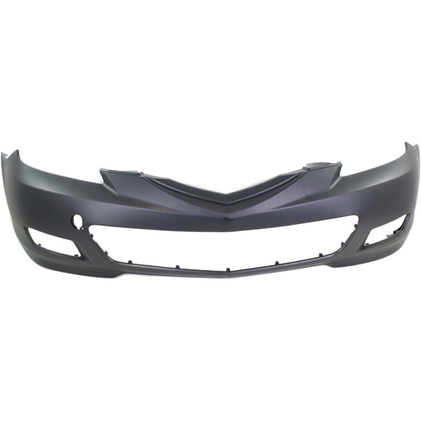 Primed Front Bumper Cover BAP850031DBB MA1000213 Replacement For Mazda 3 2007 2008 2009 Hatchback with Fog Lamp Holes Primed