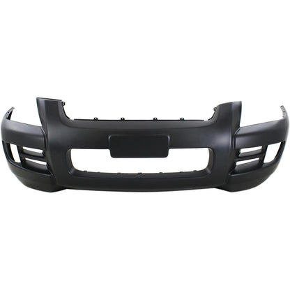 Primed Front Bumper Cover 865111F051 KI1000130 Replacement For Kia Sportage 2005 2006 2007 2008 2009 2010 Primed Bar Type with Fog Lamp Holes