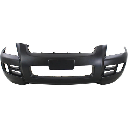 Primed Front Bumper Cover 865111F051 KI1000130 Replacement For Kia Sportage 2005 2006 2007 2008 2009 2010 Primed Bar Type with Fog Lamp Holes