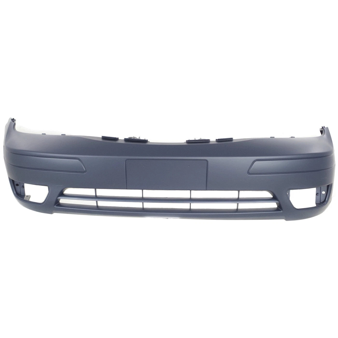 Primed Front Bumper Cover 6S4Z17D957DA FO1000572 Replacement For Ford Focus 2005 2006 2007 with Fog Lamp Holes Primed