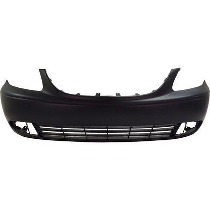 Primed Bumper Cover Fascia Front 5018610AA CH1000319 Replacement For Chrysler Town & Country 2001 2002 2003 2004 Primed