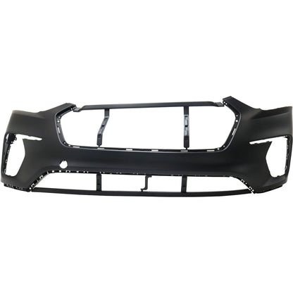 Primed Bumper Cover Fascia Front Upper 86511B8AA0 HY1000216 Replacement For Hyundai Santa Fe XL 2017 2018 2019 Primed