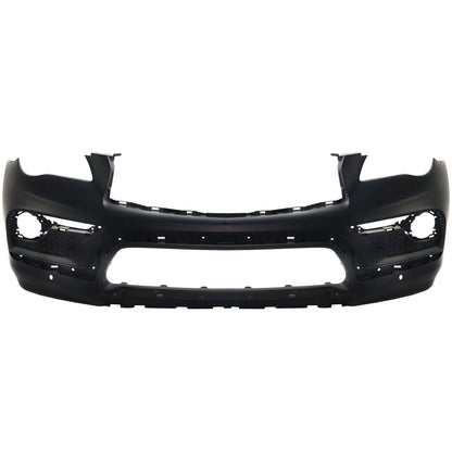 Primed Bumper Cover Fascia Front IN1000272 FBM225UB1H Replacement For Infiniti QX50 2016 2017 Primed