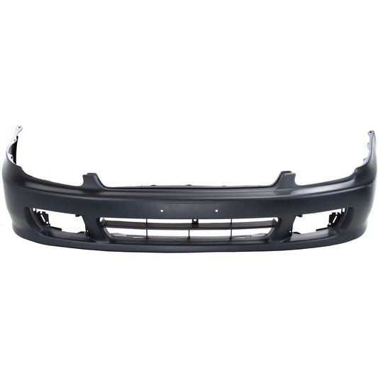 Primed Front Bumper Cover 04711S30A90ZZ HO1000176 Replacement For Honda Prelude 1997 1998 1999 2000 2001 Primed with Side Marker Holes