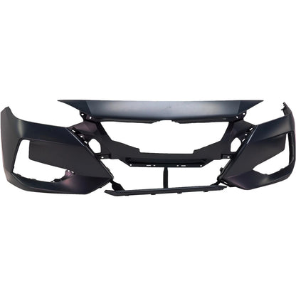 Primed Bumper Cover Fascia 620226LB0J NI1000330 Replacement For Nissan Sentra 2020 2021 2022 2023 Front Primed S/S Plus/SV Trims