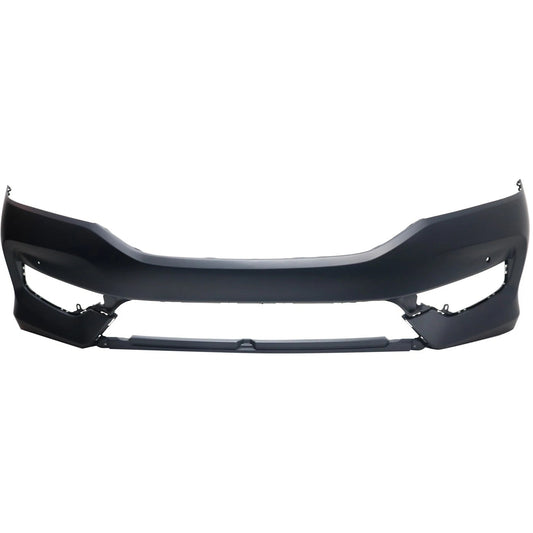 Primed Front Bumper Cover 71100T2FA70ZZ HO1000303 Replacement For Honda Accord 2016 2017 Sedan Primed