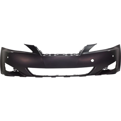 Primed Front Bumper Cover 5211953919 LX1000160 Replacement For Lexus IS250 IS350 2006 2007 2008 Primed with Pre-Collision System