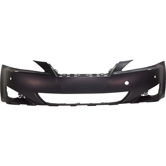 Primed Front Bumper Cover 5211953919 LX1000160 Replacement For Lexus IS250 IS350 2006 2007 2008 Primed with Pre-Collision System