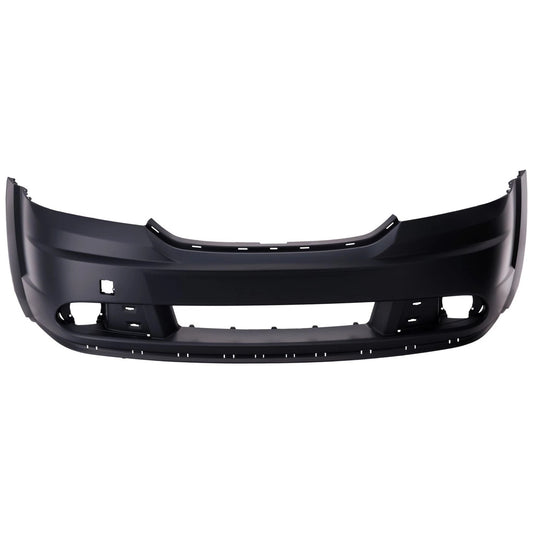 Primed Front Bumper Cover 1SW02TZZAC-PFM CH1000999 Replacement For Dodge Journey 2011 2012 2013 2014 2015 Primed With Fog Light Holes