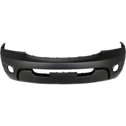 Primed Front Bumper Cover 865113E512 KI1000135 Replacement For Kia Sorento 2007 2008 2009 Primed with Fog Lamp Holes