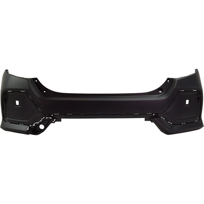 Primed Rear Bumper Cover Fascia 04715TGGA00ZZ HO1100300 Replacement For Honda Civic 2017 2018 2019 Hatchback Primed