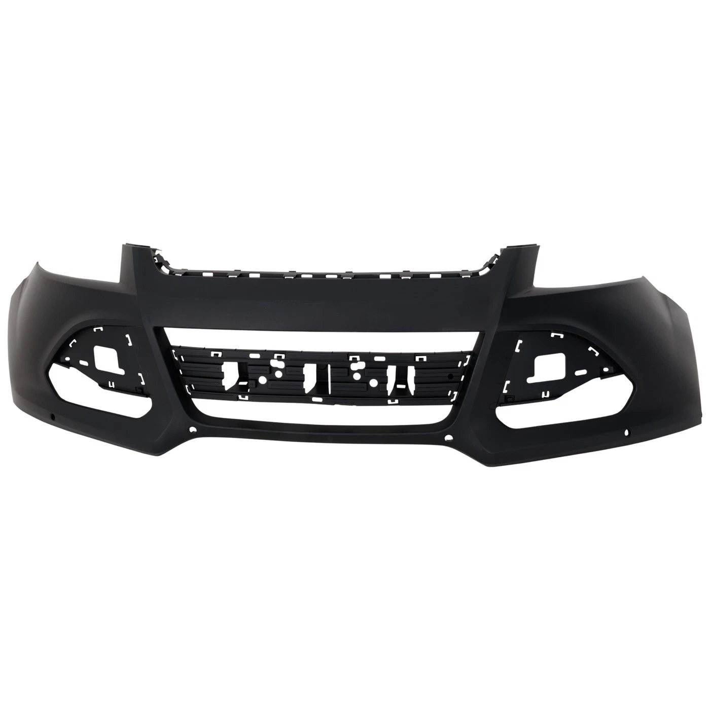 Primed Front Upper Bumper Cover CJ5Z17D957ACPTM FO1000674 Replacement For Ford Escape 2013 2014 2015 2016 with Fog Lamp Holes Primed