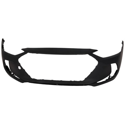 Primed Bumper Cover Fascia Front 86510F2000 HY1000214 Replacement For Hyundai Elantra 2017 2018 Primed