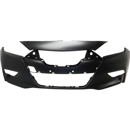 Primed Bumper Cover Fascia Front NI1000309 620224RA0H Replacement For Nissan Maxima 2016 2017 2018 Primered