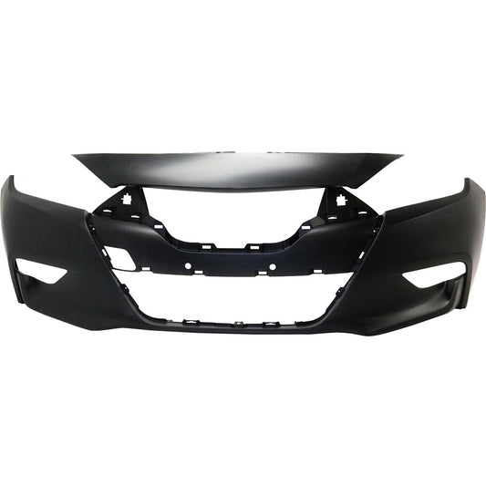 Primed Bumper Cover Fascia Front NI1000309 620224RA0H Replacement For Nissan Maxima 2016 2017 2018 Primered