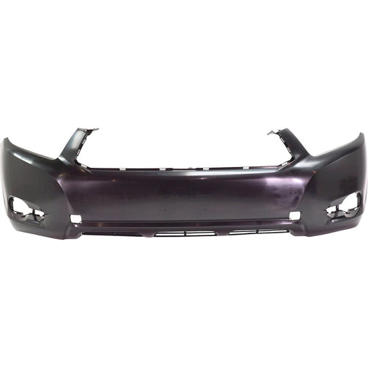 Textured Front Bumper Cover Fascia 521190E911-PFM Replacement For Toyota Highlander 2008 2009 2010 Textured