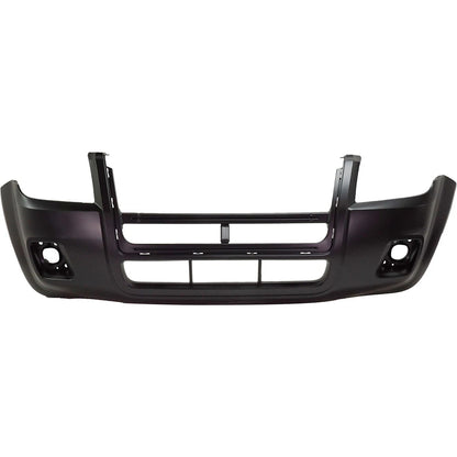 Primed Front Bumper Cover AE6Z17D957APTM FO1000623 Replacement For Mercury Mariner 2008 2009 2010 2011 Primed with Fog Light Holes