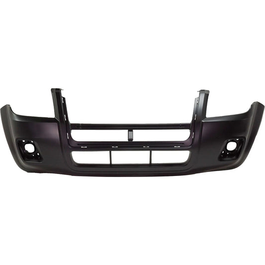 Primed Front Bumper Cover AE6Z17D957APTM FO1000623 Replacement For Mercury Mariner 2008 2009 2010 2011 Primed with Fog Light Holes
