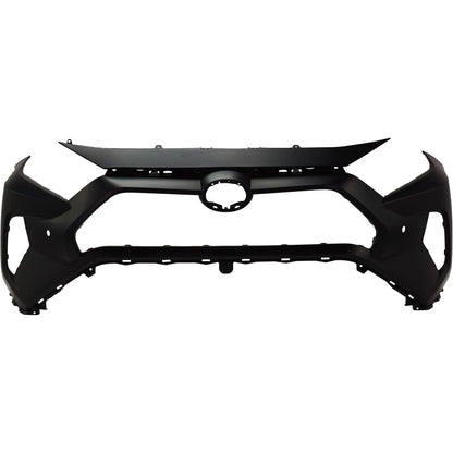 Primed Bumper Cover Fascia Front 521190R920 TO1000450 Replacement For Toyota RAV4 2019 2020 2021 2022 2023 2024 2025 Primed