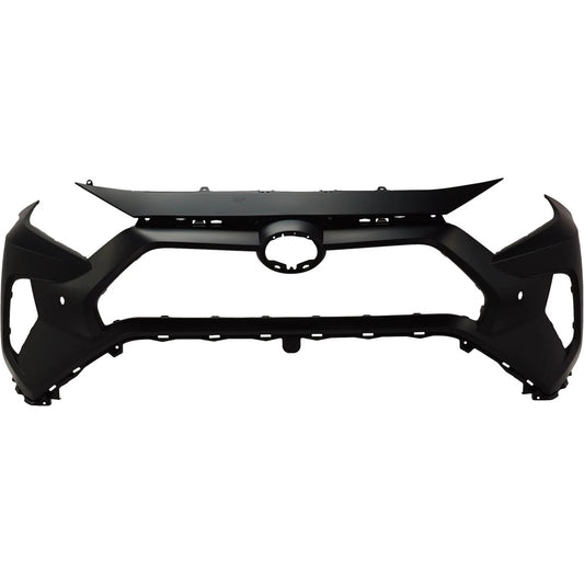 Primed Bumper Cover Fascia Front 521190R920 TO1000450 Replacement For Toyota RAV4 2019 2020 2021 2022 2023 2024 2025 Primed