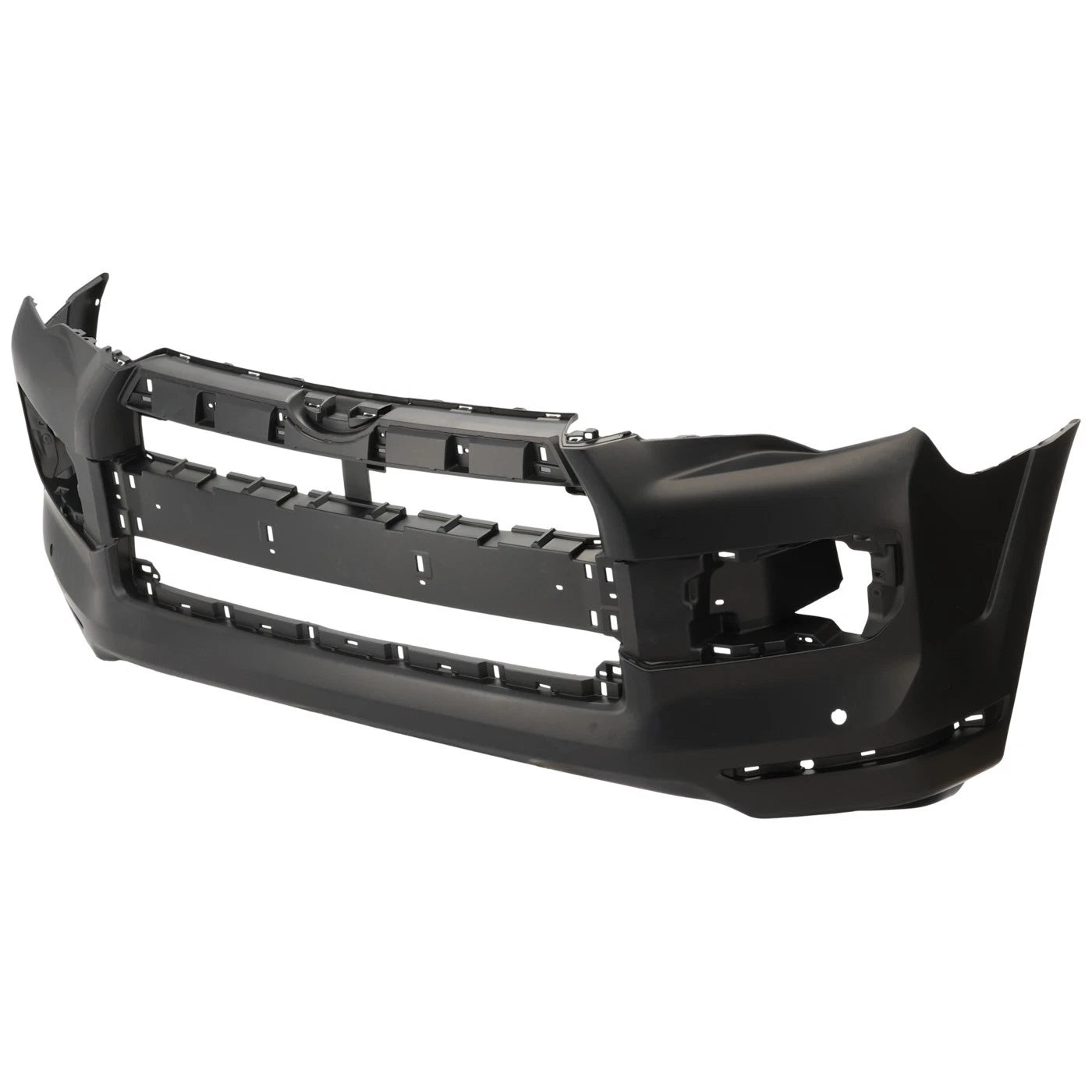 Primed Primed Front Bumper Cover 5211935916 5211935913 TO1000407 Replacement For Toyota 4Runner 2014 2015 2016 2017 2018 2019 2020 2021 2022 2023 with Holes Replacement For Chrome Trim