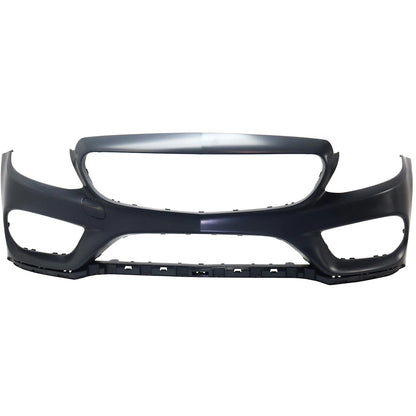 Primed Front Bumper Cover 2058801740659999 MB1000477 Replacement For Mercedes Benz C300 2015 2016 2017 2018 Primed