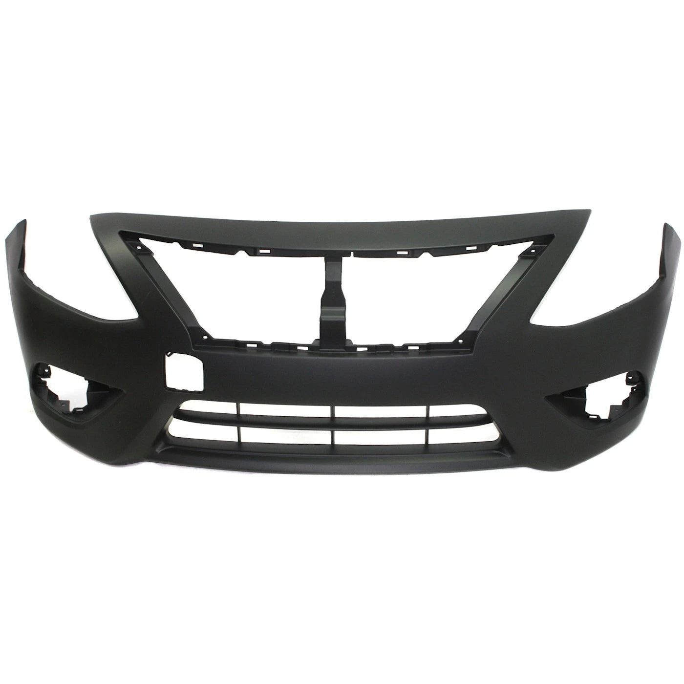 Primed Front Bumper Cover FBM229KM0J NI1000299 Replacement For Nissan Versa 2015 2016 2017 2018 Primed