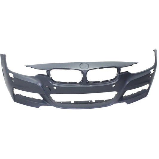 Primed Front Bumper Cover BM1000288 51118067960 Replacement For BMW 328i 2013 2014 2015 2016 xDrive Primed