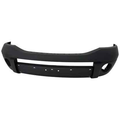 Primed Front Bumper Cover 68001358AA CH1000872 Replacement For Dodge Ram 1500 2006-2008 Replacement For Ram 2500 3500 2006 2007 2008 2009 Primed with Chrome Insert