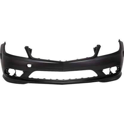 Primed Front Bumper Cover Primed 204885392560 MB1000296 Replacement For Mercedes Benz C300 C350 2008 2009 2010 2011 with AMG Styling