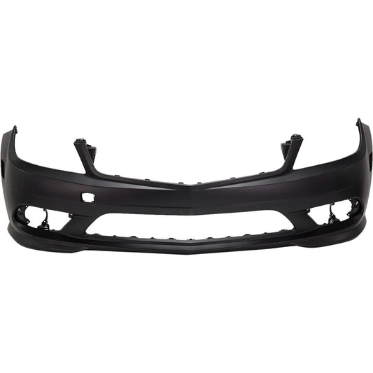 Primed Front Bumper Cover Primed 204885392560 MB1000296 Replacement For Mercedes Benz C300 C350 2008 2009 2010 2011 with AMG Styling
