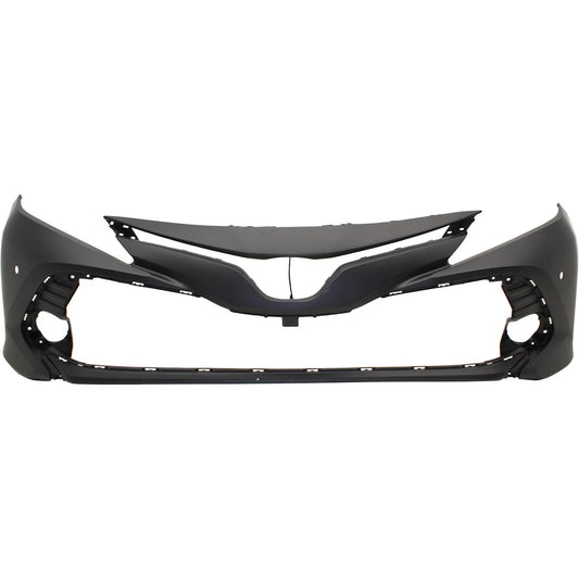 Primed Primed Bumper Cover Fascia Front 521190X937 TO1000432 Replacement For Toyota Camry 2018 2019 2020