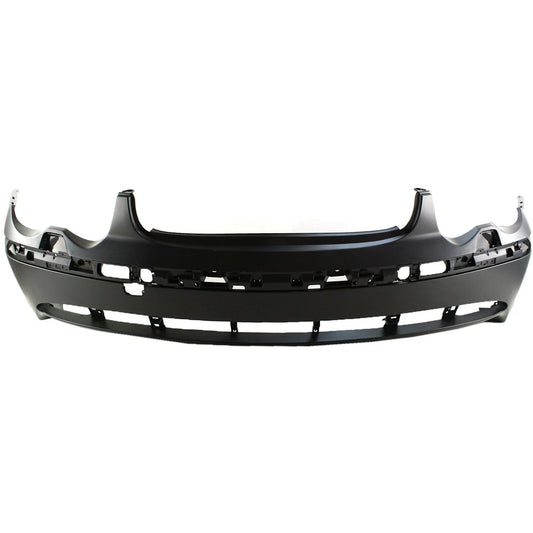 Primed Front Bumper Cover 51117042706 BM1000147 Replacement For BMW 745Li 2002 2003 2004 2005 with Fog Lamp Holes Primed